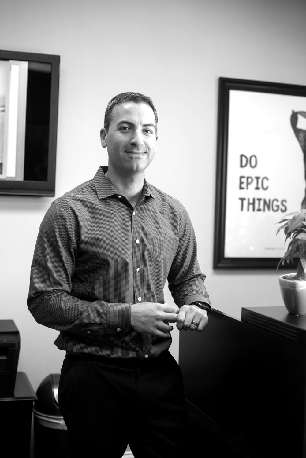 Dr. Peter Braglia in the True Health office